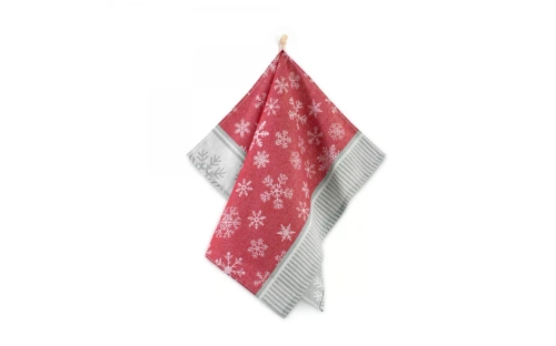 Кухонна серветка Snow Zwoltex червона 50x60 см 100% бавовна Ultrasoft 200 г/м²