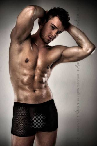 Чоловічі труси-боксерки 004  Passion, - чорний