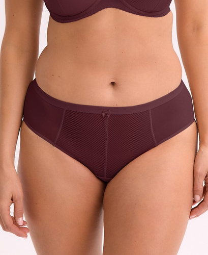 Жіночі трусики GFP 1058 Sonia Gaia – ніжна сітка, матеріал у рубчик, пласка талія, закритий комфортний крій, сатинова бантик-деталь