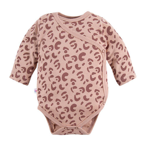 Дитяче боді з довгим рукавом Animals Eevi, - леопардовий