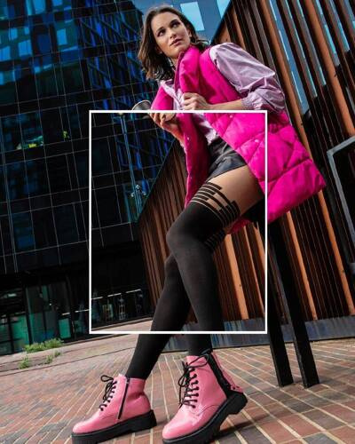 Жіночі колготки Girl-Up 20/60 den wz.48 Gatta, - nero