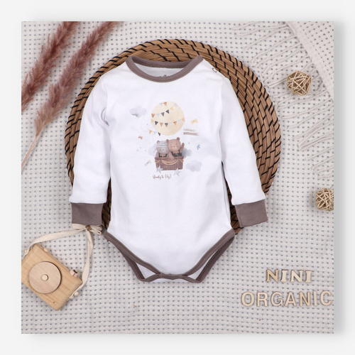 Боді Nini Balloon Friends 100% органічна бавовна, вироблено в Польщі