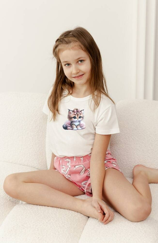 Піжама для дівчинки 3381, 3382 Nelly Taro, - кремовий