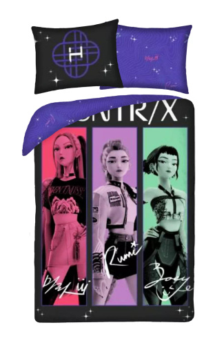 Halantex Постільна білизна бавовняна K-POP Demon Hunters 06 140x200 70x90 100% бавовна