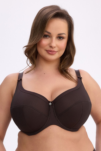 Бюстгальтер semi soft Gaia BS1058 Sonia коричневий – надійна підтримка