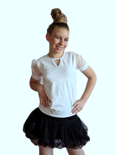 Дитяча блузка Sonia Bambarillo – біла, бавовняна, зручна