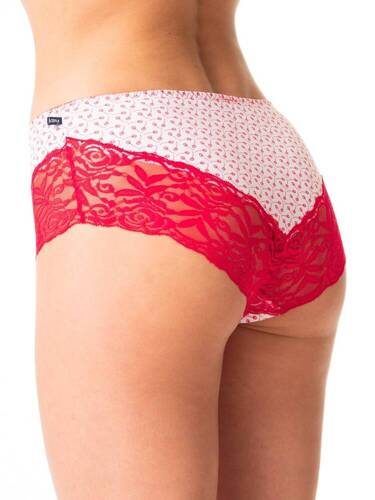 Набір жіночих трусиків бразиліана 2 шт.  LPB 985 A'2  Key- червоний