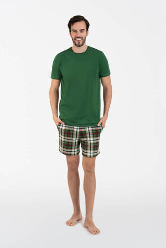 Чоловіча піжама Seward короткий рукав Italian Fashion зелений, -