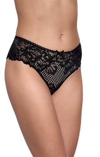 Трусики жіночі 202 Gabidar, - чорний/бежевий