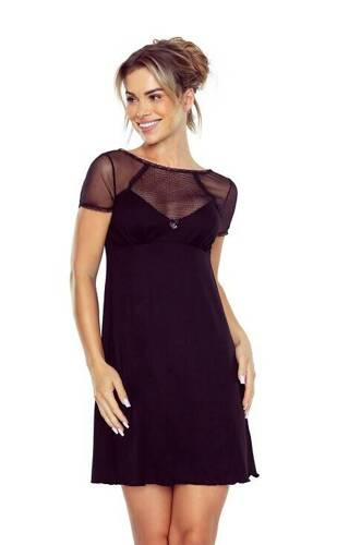 Жіноча нічна сорочка Anika Eldar, - чорний