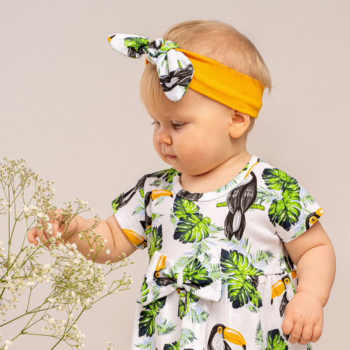 Дитяча пов'язка на голову 186064 Tukan Nicol, - жовта