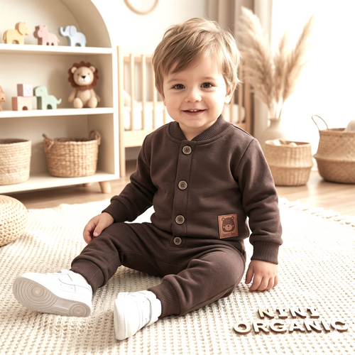 Nini Дитяча Кофта Спортивна Balloon Friends 95% Органічна Бавовна PL