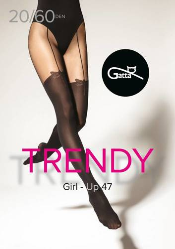 Жіночі колготки Girl-Up 20/60 den wz.47 Gatta, - nero