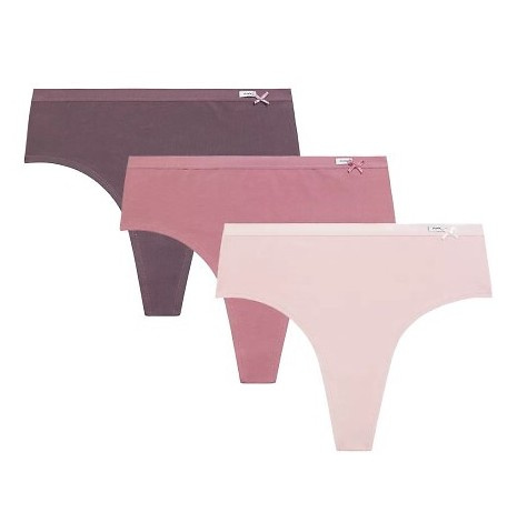 Набір трусиків бразиліана жіночих 3CLP-015 High Atlantic - рожевий