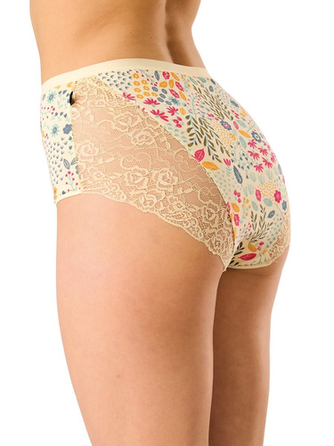 LPF 570 жіночі трусики maxi bikini з бавовни з мереживом – набір 2 шт