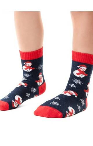 Шкарпетки святкові дитячі Art.014 Steven, - 041 темно-синій