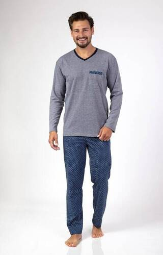 Піжама чоловіча 465 Regina, - темний меланж