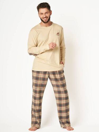 Піжама чоловіча MNS 403 Key, - бежевий