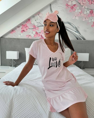 Жіноча нічна сорочка Pantera Donna, - рожевий