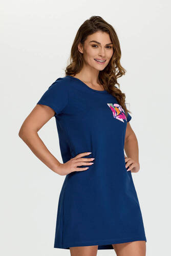 Нічна сорочка 12 Senizo ,- бордовий