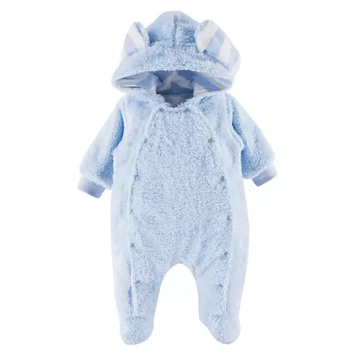 Дитячий комбінезончик з капюшоном Mellow Eevi, -блакитний