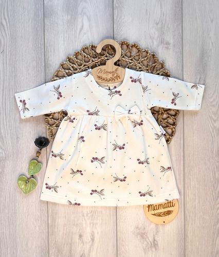 Mamatti SB15802 сукня-боді малинки бавовна – комфорт і стиль