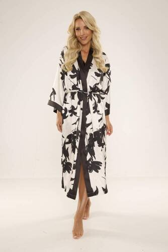 Халат жіночий 734 Brianna  De Lafense - чорний