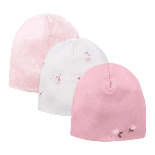 Шапочка для немовлят Pepite Eevi, - рожевий/квіточки