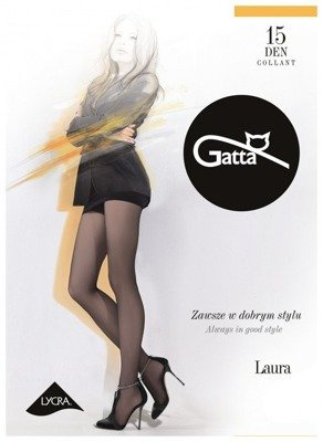 Жіночі колготки Laura 15 den Gatta, - panna