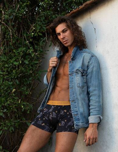 Труси- боксерки чоловічі M-1031 SZG Lama, - чорний/графітний