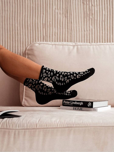 Шкарпетки жіночі 071-004 Unique Panterka Milena, - чорний