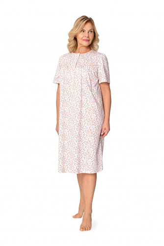 Нічна сорочка Bogna I 203 Martel бавовна короткий рукав ґудзики 33