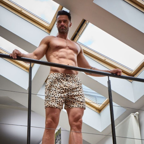 Вільні труси-боксерки чоловічі 001/181 011/181 Classic Cornette, - леопардовий принт, бавовна