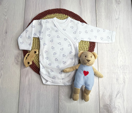 Бавовняне боді-конверт для немовлят Mamatti BD15626 гарбуски