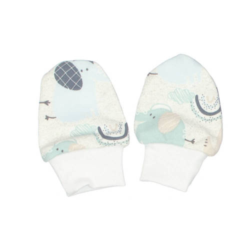 Дитячі рукавички-недрапки Słoniki Martex, - бежевий