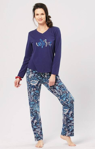 Піжама жіноча LNS 793 Key, - темно-синій