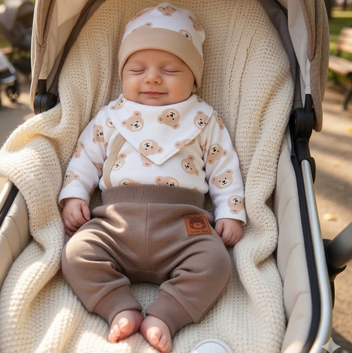 Дитячий комплект Nini Sweet Bears – з органічної бавовни