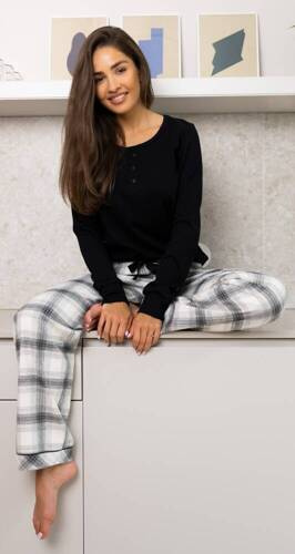 Піжама жіноча Blanche Sensis, - чорний