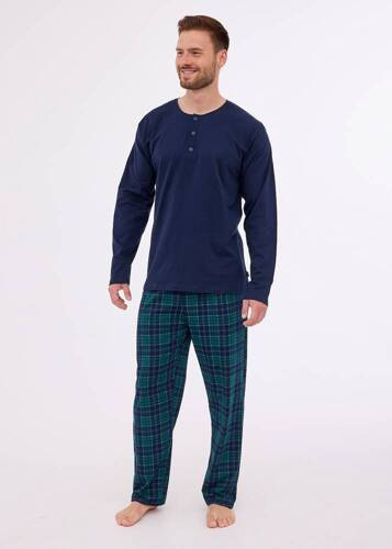 Піжама чоловіча 458/266 Owen Cornette, - темно-синій