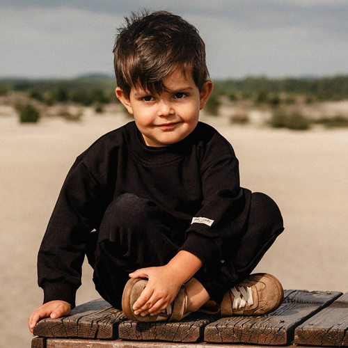 Дитяча кофта oversize Simply Comfy Eevi – 100% бавовна, бежевий колір