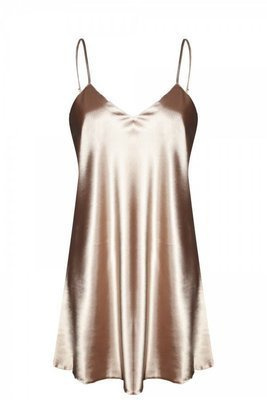 Нічна сорочка комбінація жіноча Karen Dkaren - світло-коричневий