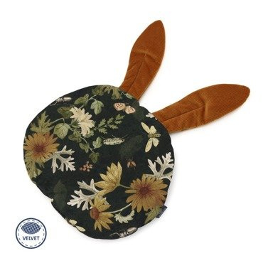 Подушка з вушками для немовлят Mikrokosmos Velvet Makaszka