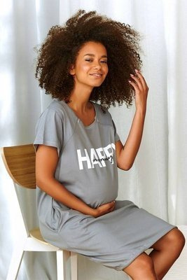 Hічна сорочка для годування 9504 Doctor Nap - grey