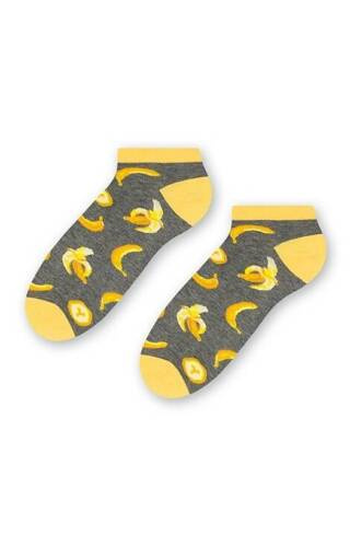 Жіночі шкарпетки Art.114  Steven,-  106 сірий / меланж