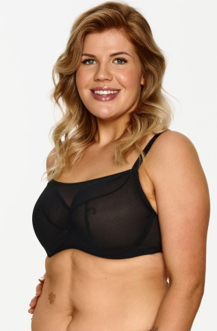 131 Жіночий бюстгальтер м’який Lupoline,- чорний