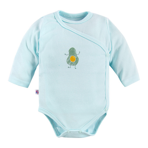 Дитяче боді з довгим рукавом Animals Eevi, - бірюзовий