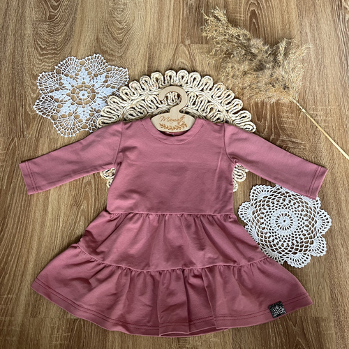 Дитяче платтячко з довгим рукавом SE052 Mamatti