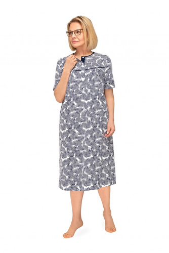 Нічна сорочка Bogna I 203 Martel бавовна короткий рукав ґудзики 36