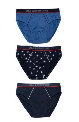 Набір сліпів для хлопця 3 шт. B-506 SD A'3 Lama - темно-синій/синій