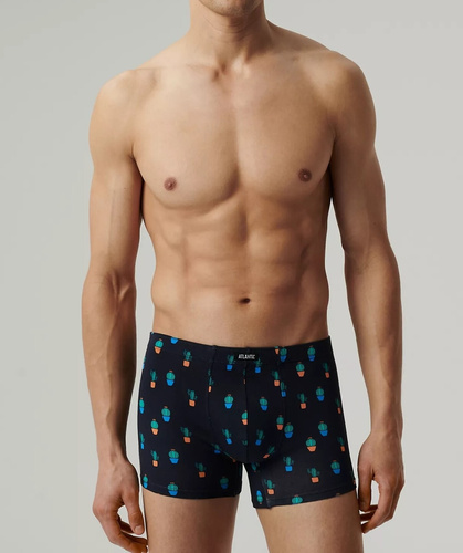 Набір боксерок чоловічих 2шт. 2MHH-005 Atlantic, -темно-синій/кораловий